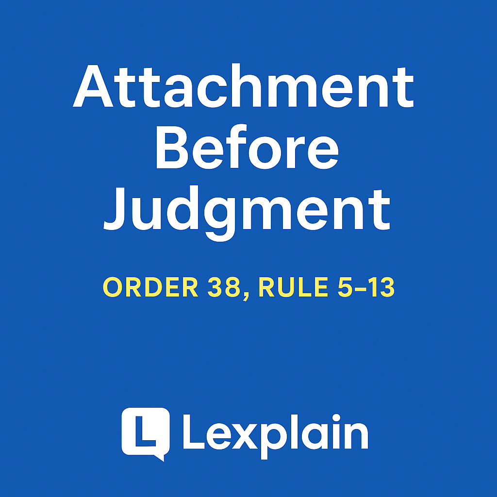 Chains illustrating attachment before judgment on a property deed or bank document.